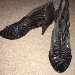 Black Heeled Sandals